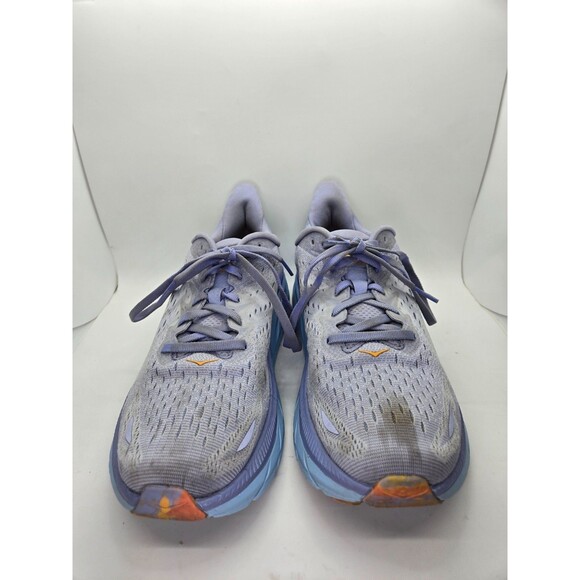 Hoka One One Clifton 8 Shoes Women's 10 B Purple Running Athletic Road Sneakers - Picture 2 of 8